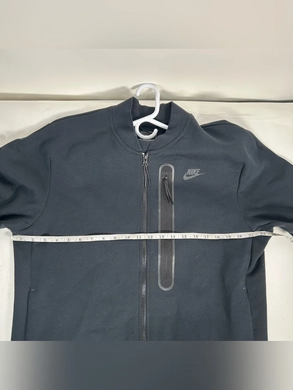 Nike Sportswear Tech Fleece Full Zip Bomber Jacket Black Men’s Large FB8008-010 - Picture 6 of 7